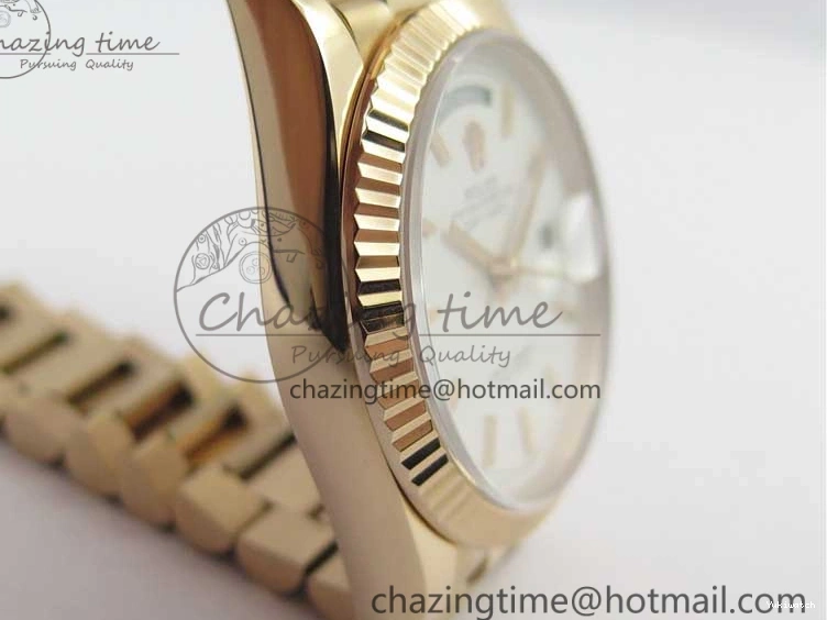 Bracelet 36 RG RG 128239 on President Maker Dial Day-Date White Bp Edition Best 1005